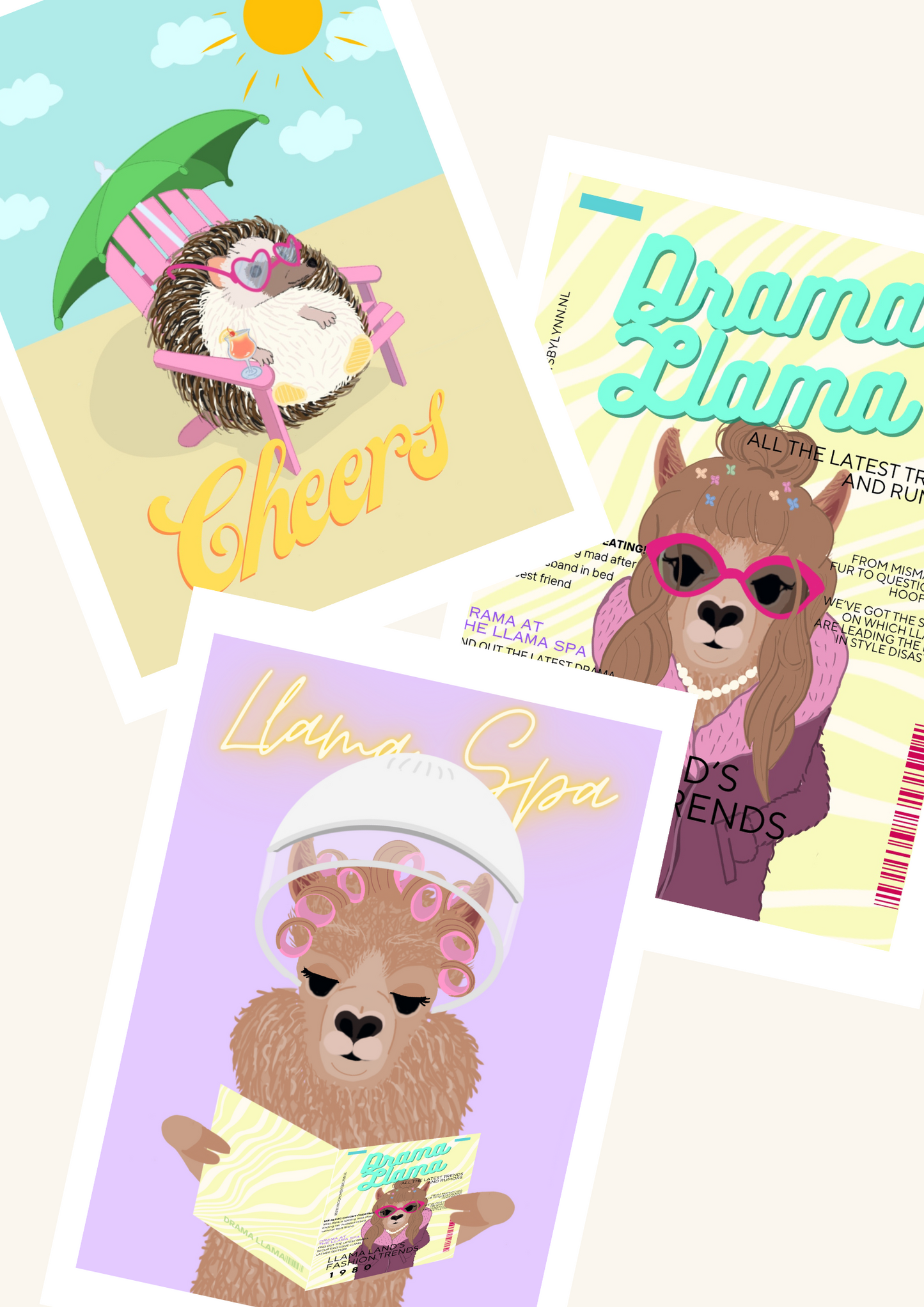 Card Set: 3 A6 cards